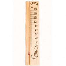 Деревянный термометр для бани и сауны "Sauna"