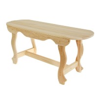 Лавка с фигурными ножками 140*40*43,5