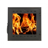 Дверка каминная ДТ-С 410 "Левада" 410*410*43 Рублит